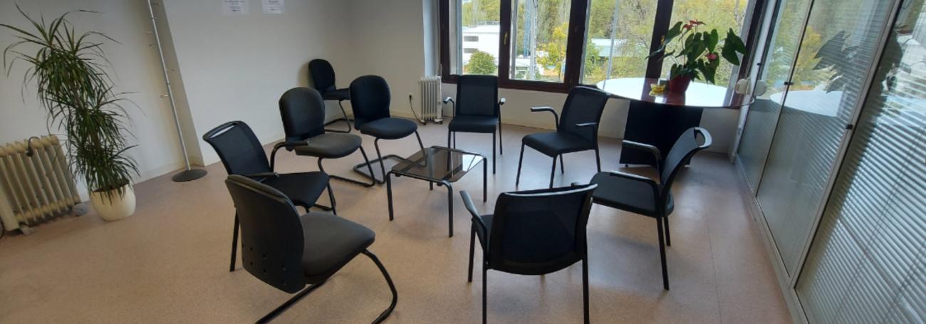 Circle of Chairs in the office of the Navarra restorative justice service
