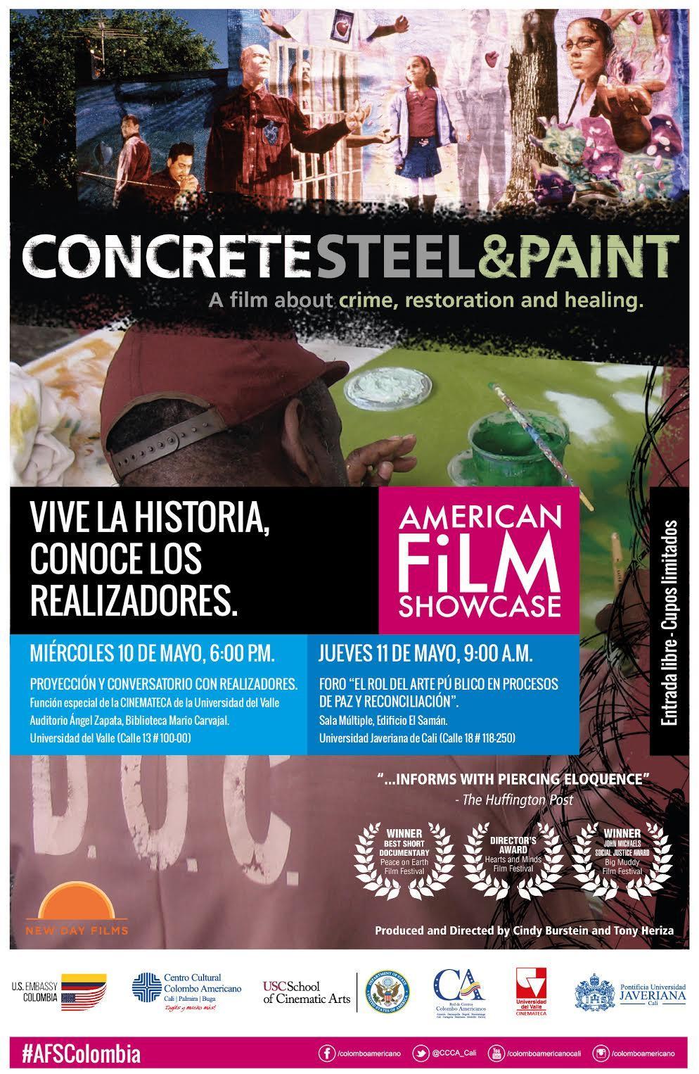 Concrete steel and paint movie poster