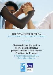 European research restorative juvenile justice cover
